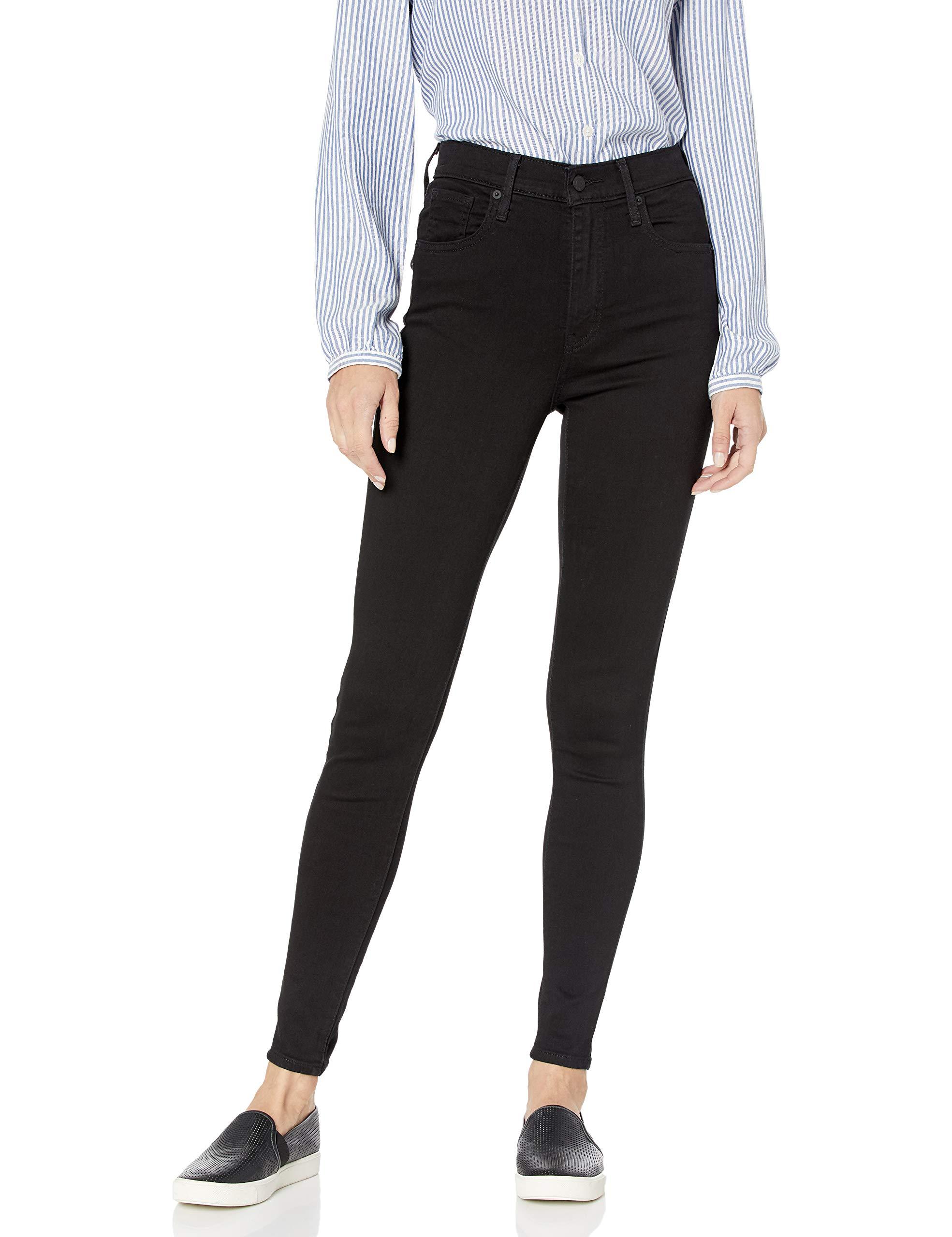 Levi's Denim Mile High Super Skinny Jeans in Black - Save 16% - Lyst