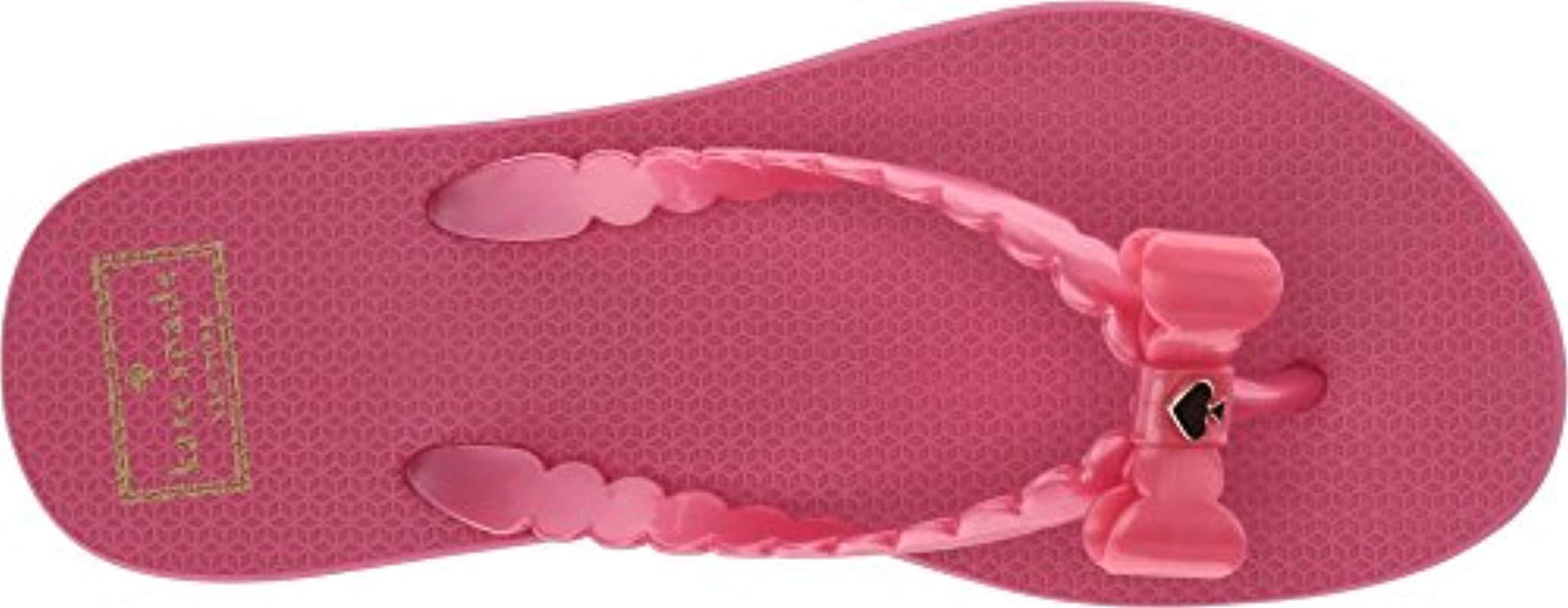 Kate Spade Rubber Denise Flip-flop in Pink - Save 42% - Lyst