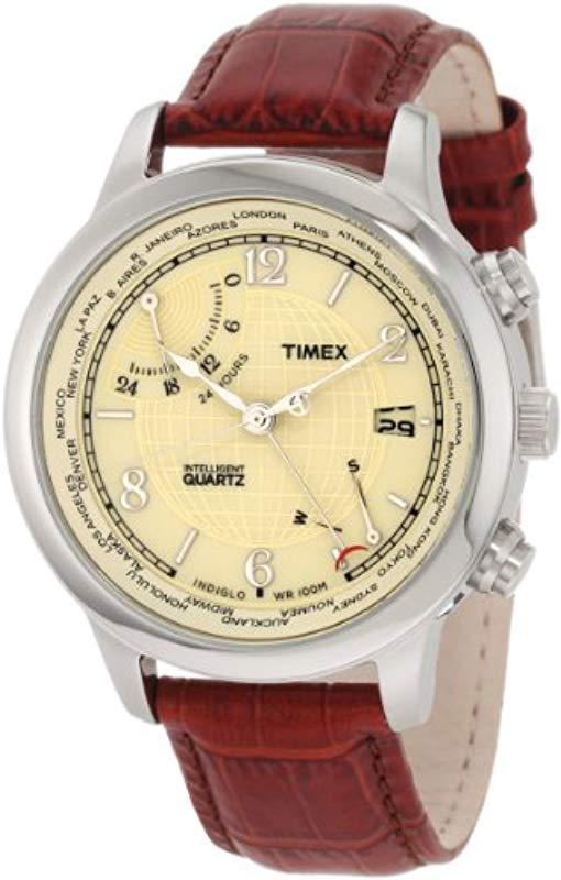 timex world time watch