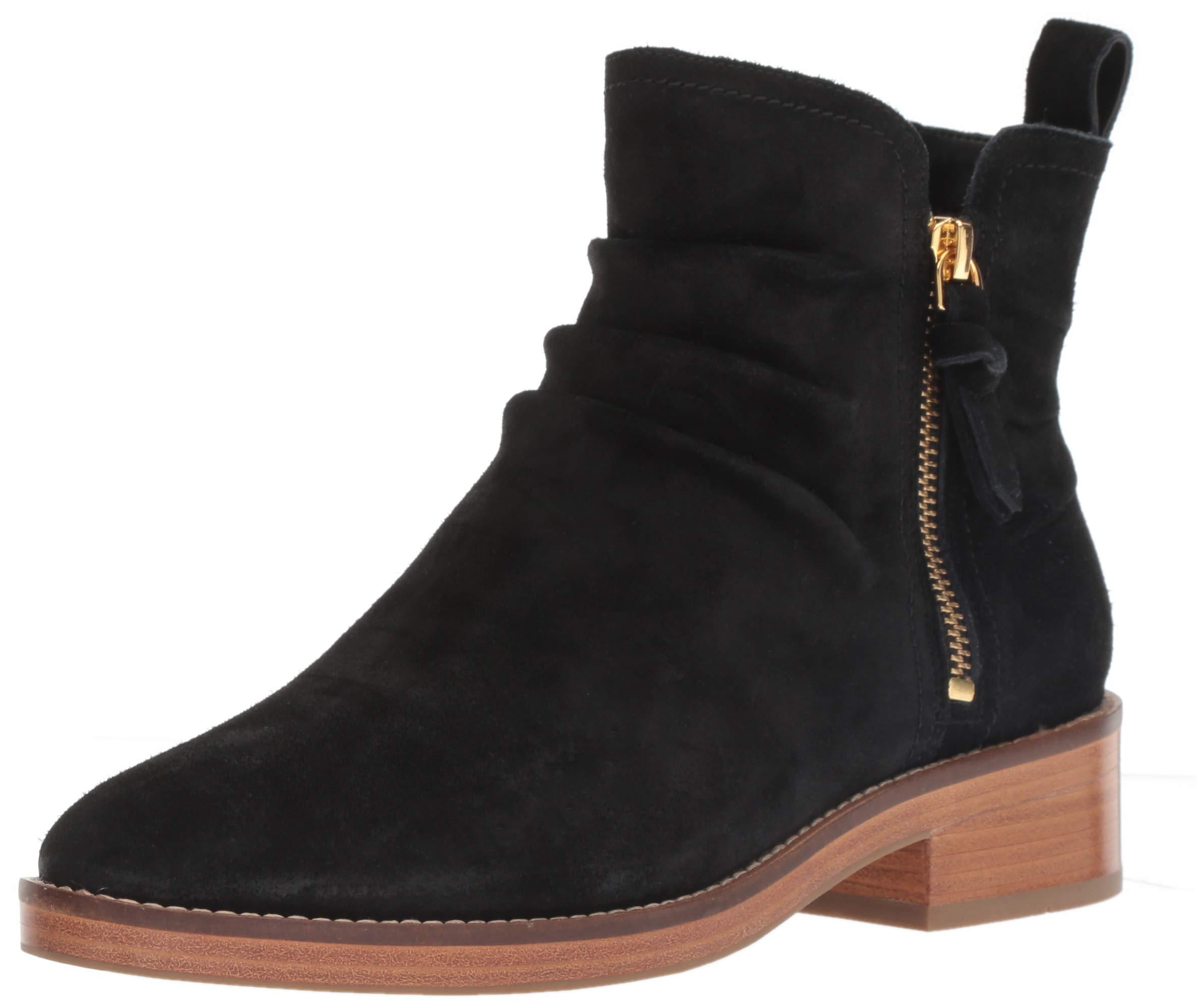 Cole Haan Leather Harrington Grand Slouch Bootie Ankle Boot in Black - Lyst