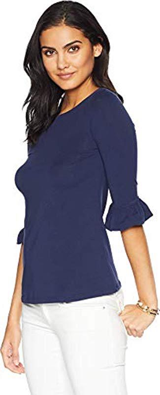 lilly pulitzer waverly ruffle top