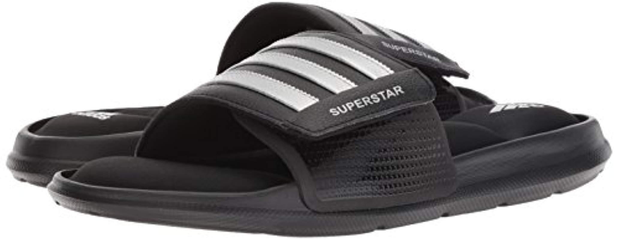 adidas Originals Superstar Slide Sandal in Black for Men - Lyst