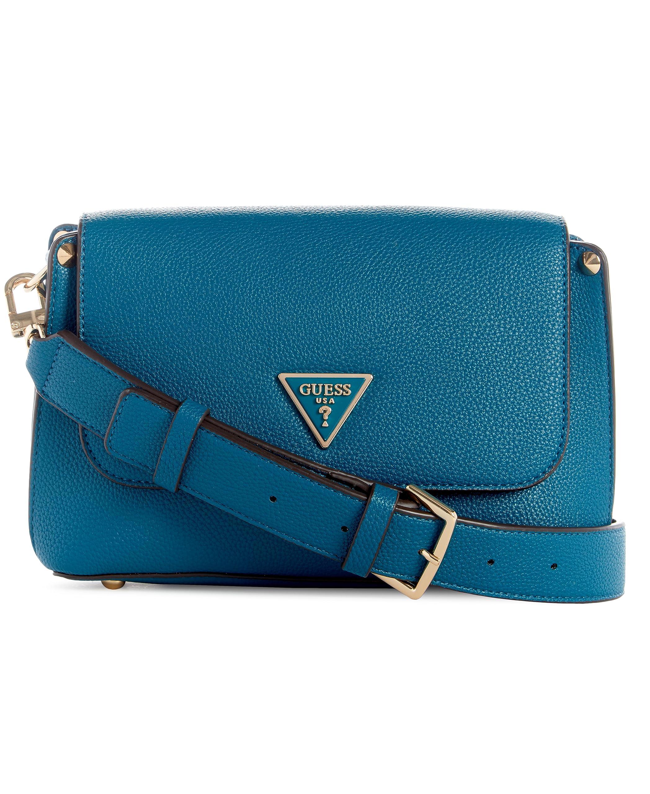 Guess Meridian Flap Shoulder Bag in Blue | Lyst