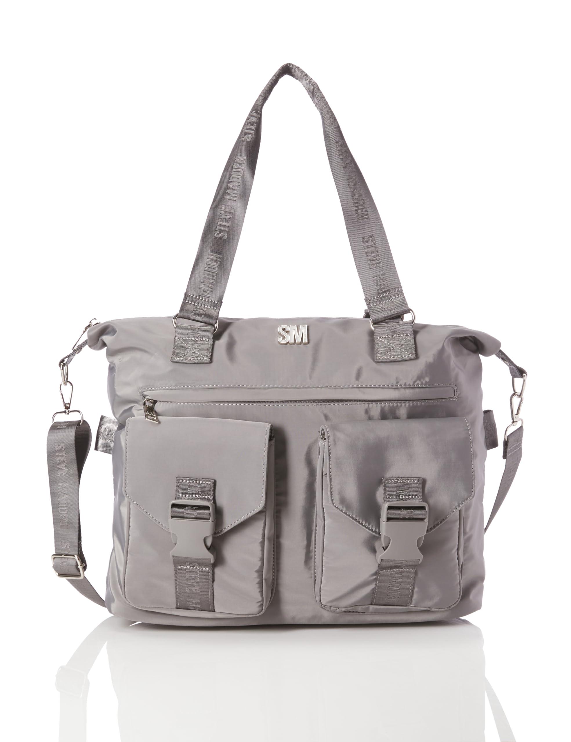 Steve Madden Bkeera Nylon Tote in Gray Lyst