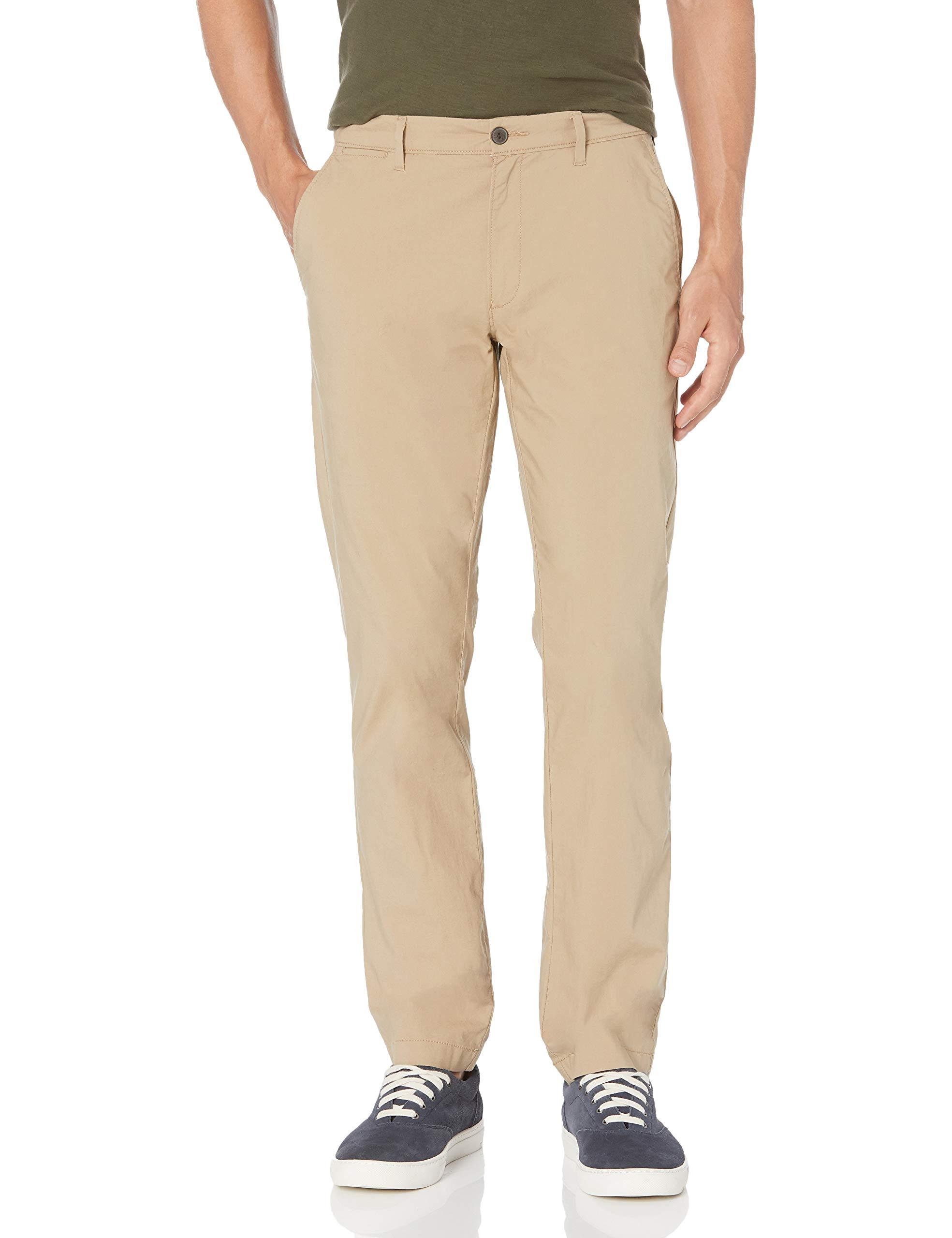 Amazon Essentials Standard Slim-fit Lightweight Stretch Pant in Khaki ...