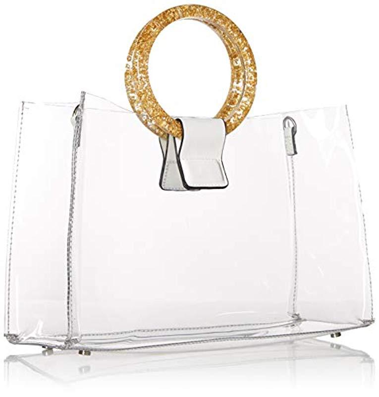 betsey johnson clear purse