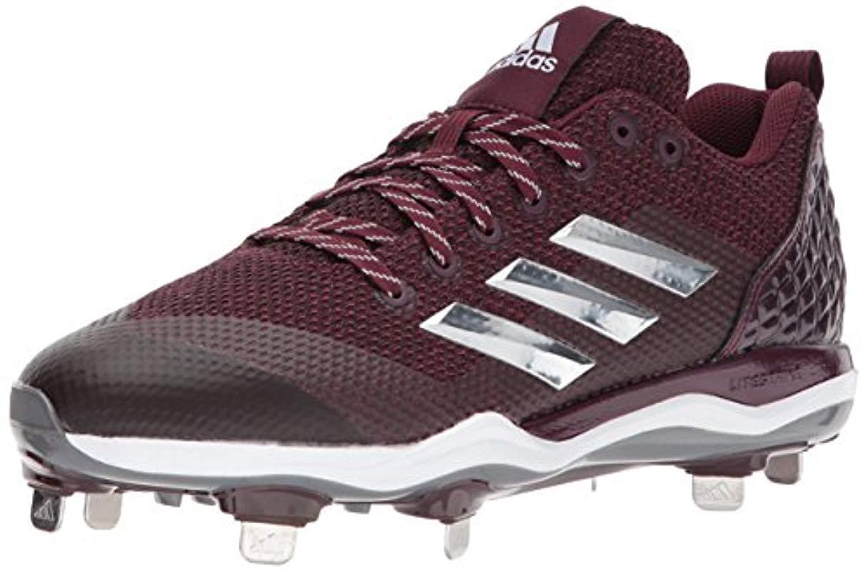 maroon adidas cleats