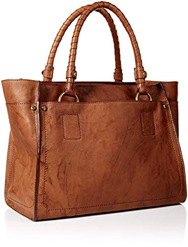 frye demi large satchel