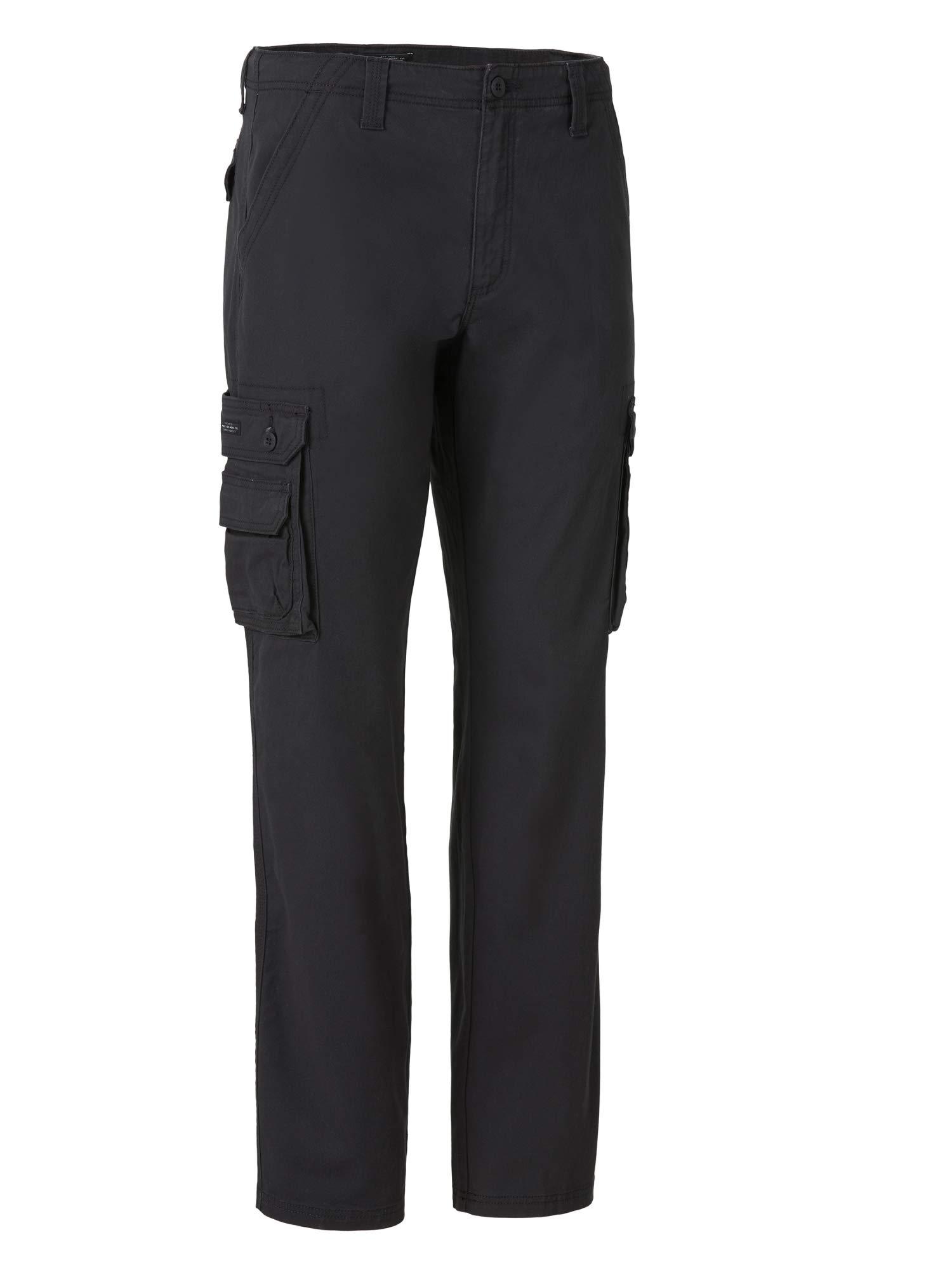 Lee Jeans Cotton Wyoming Relaxed Fit Cargo Pant in Black for Men - Lyst
