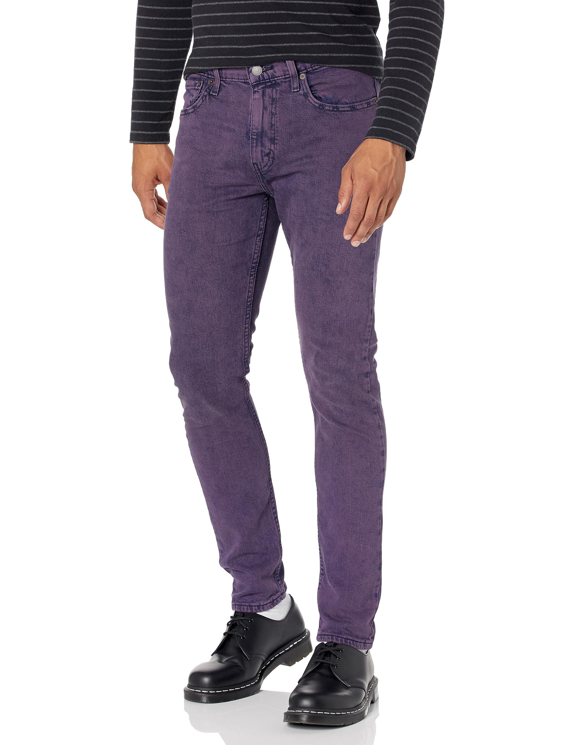 Levi's 512 Slim Fit Jeans in Purple for Men | Lyst