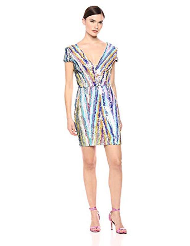 zoe sequin minidress
