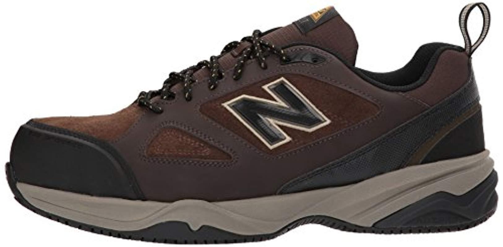 New Balance Leather Steel Toe 627 V2 Industrial Shoe in Brown/Black (Brown)  for Men | Lyst