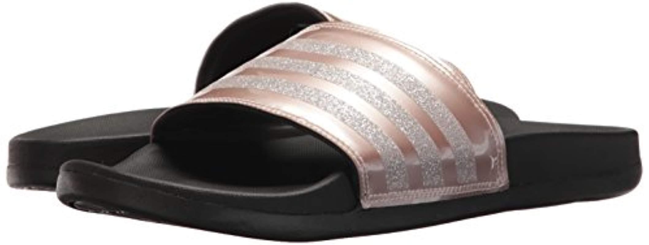 adidas rose gold sandals