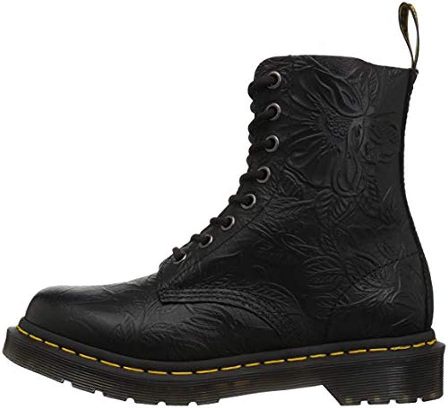 doc martens 1460 pascal floral emboss
