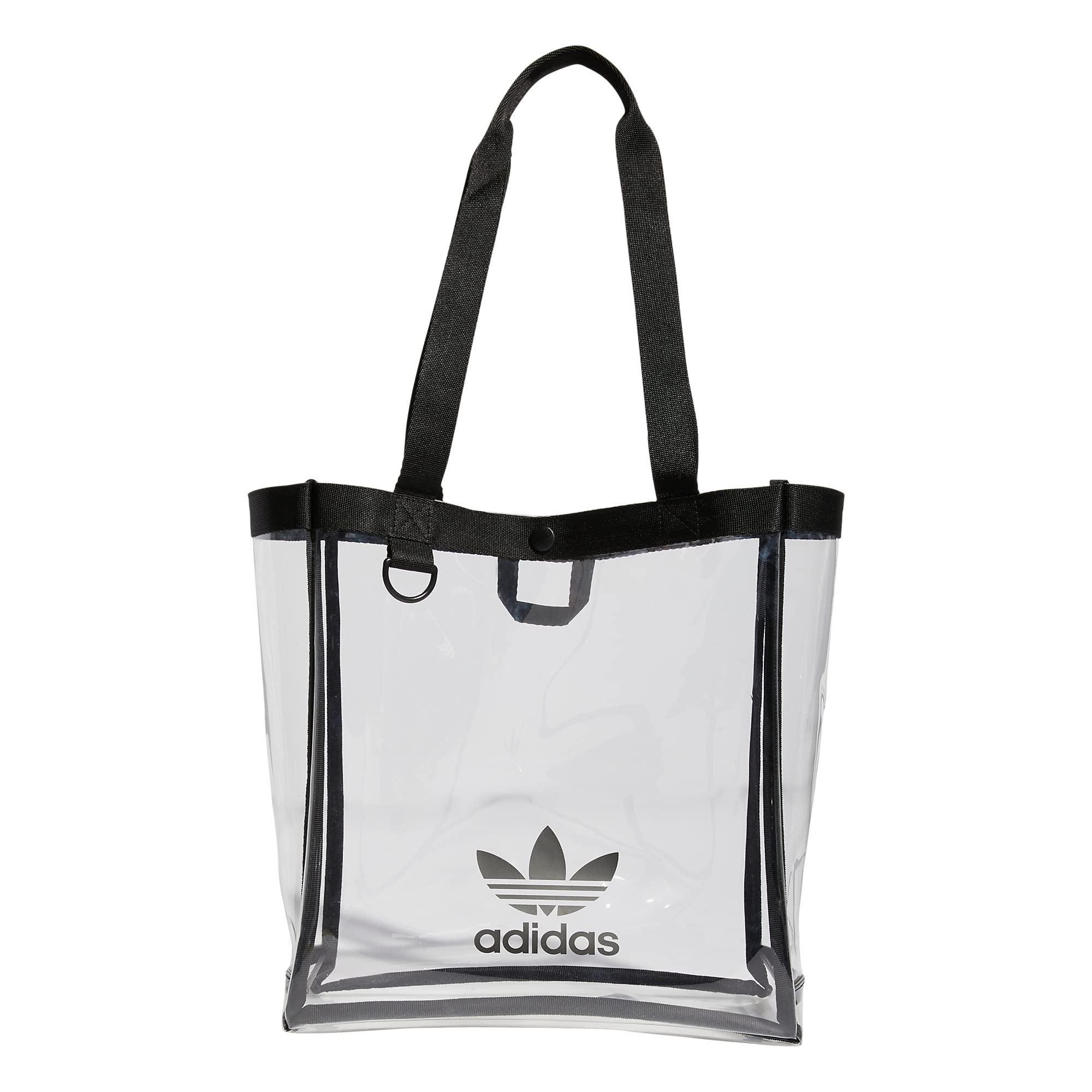 adidas Originals Clear Tote Bag-see Thru For Stadium And Concerts in Black  | Lyst