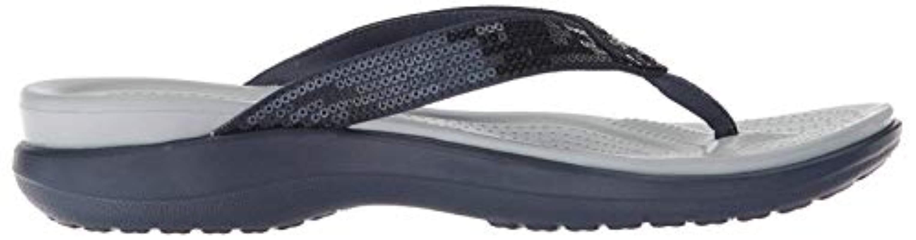 crocs capri v sequin navy