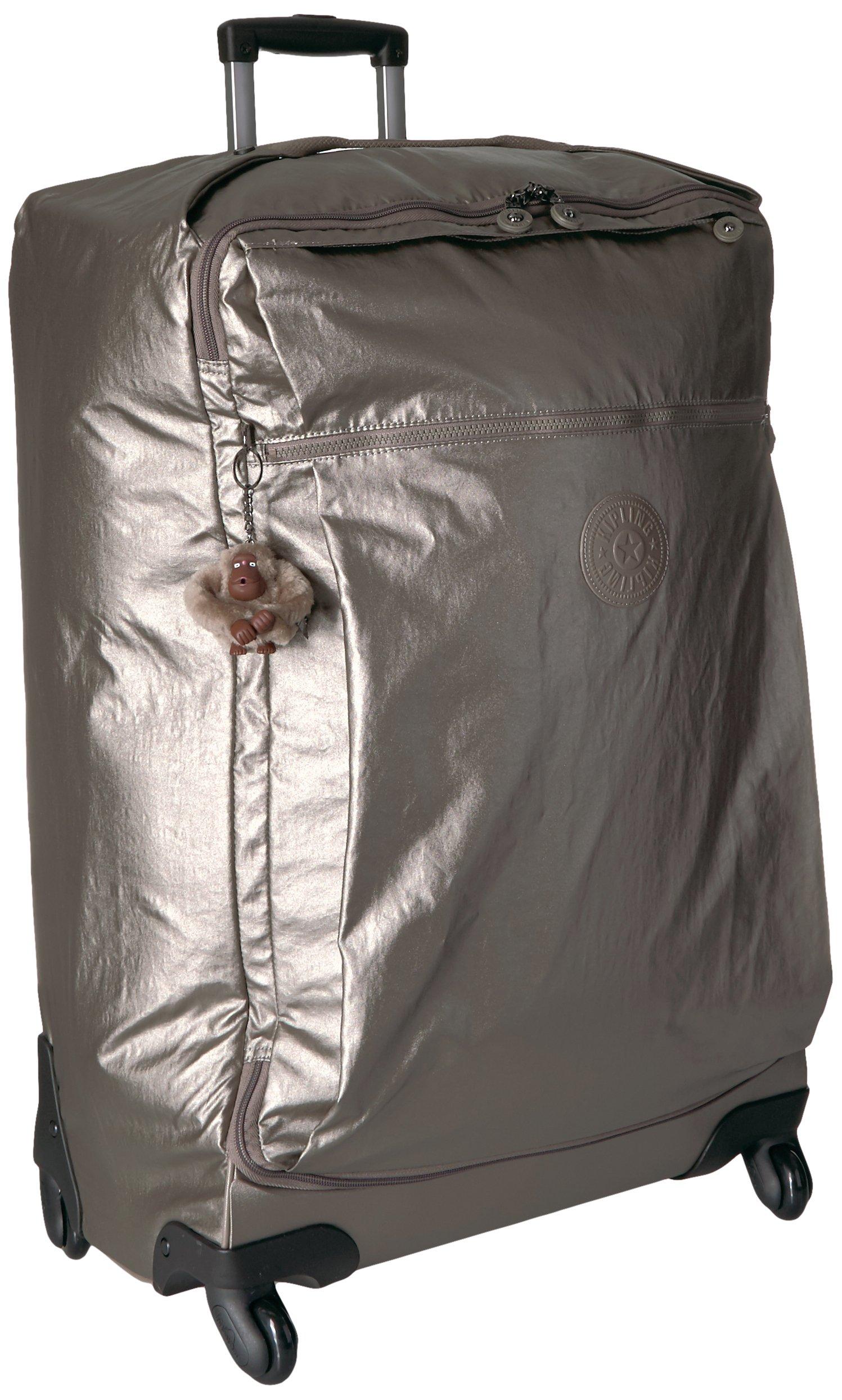 Kipling Darcey Softside Spinner Wheel Luggage in Pewter Metallic