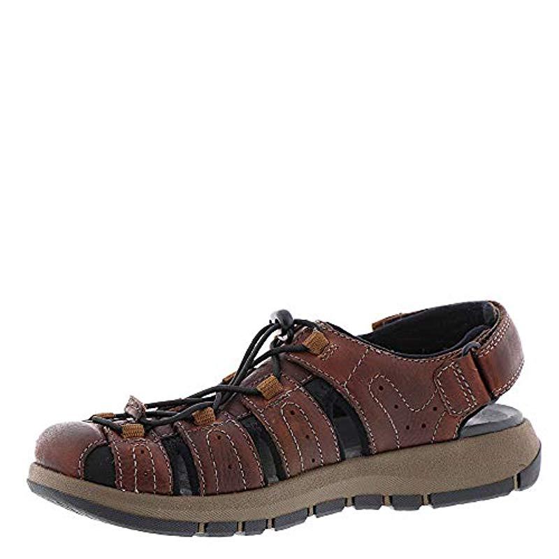 Clarks Brixby Cove Fisherman Sandal in Brown for Men | Lyst
