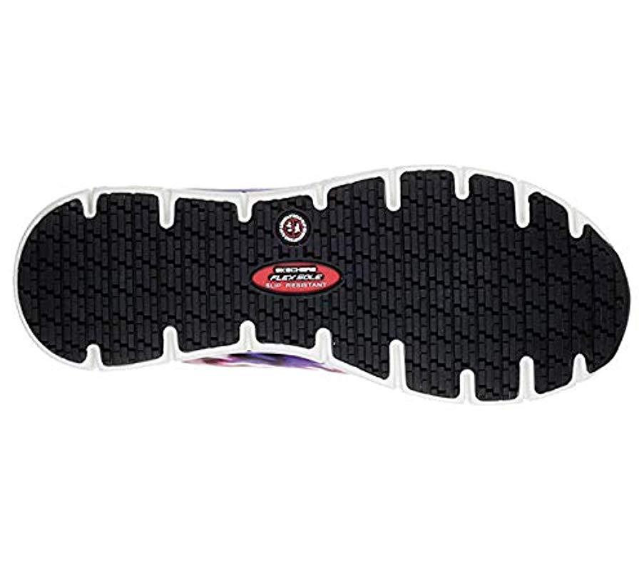 Skechers Comfort Flex Sr Hc Pro Health Care Professional Shoe in Purple |  Lyst