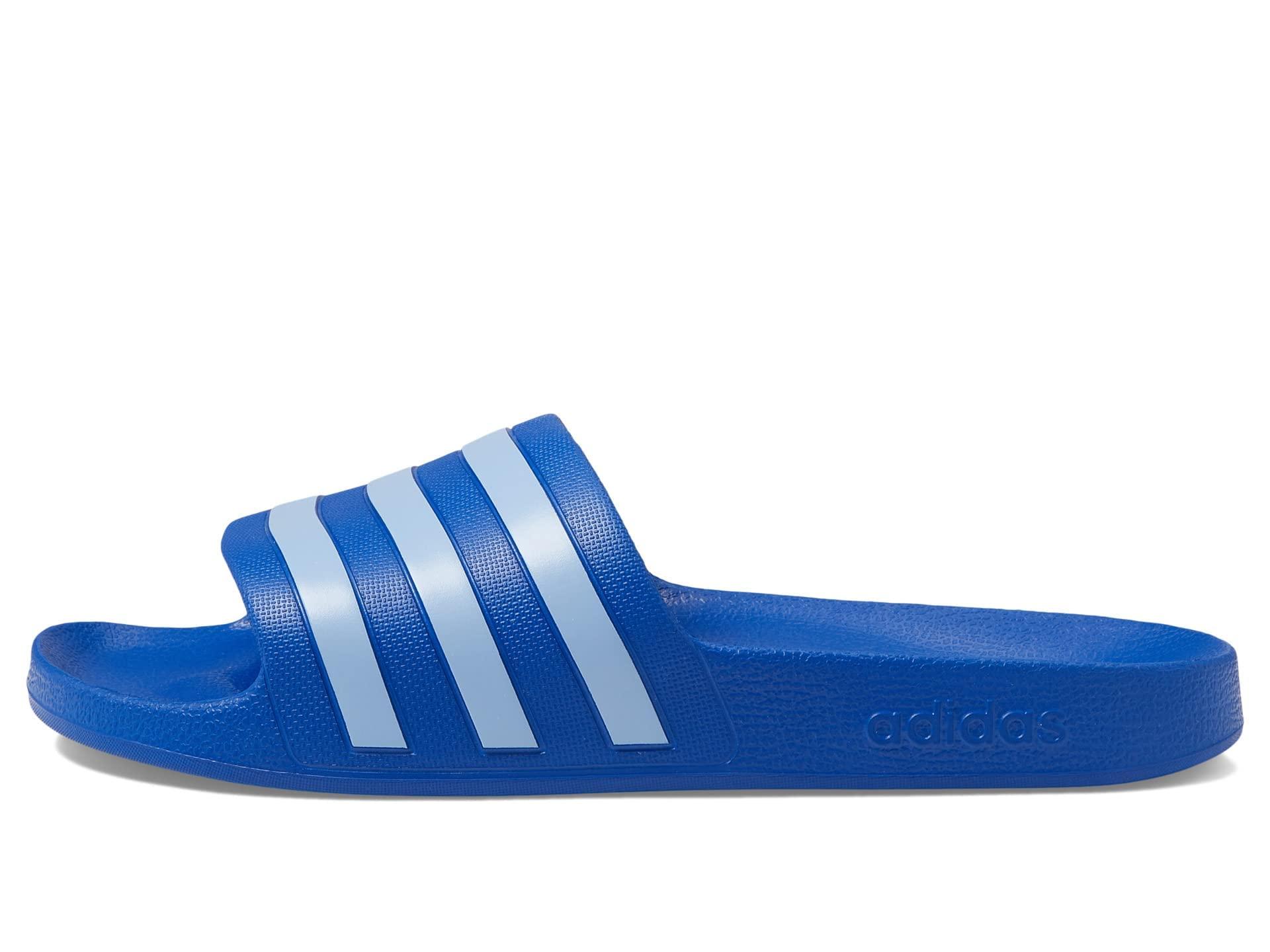 adidas Adilette Aqua Slides Sandal in Blue | Lyst