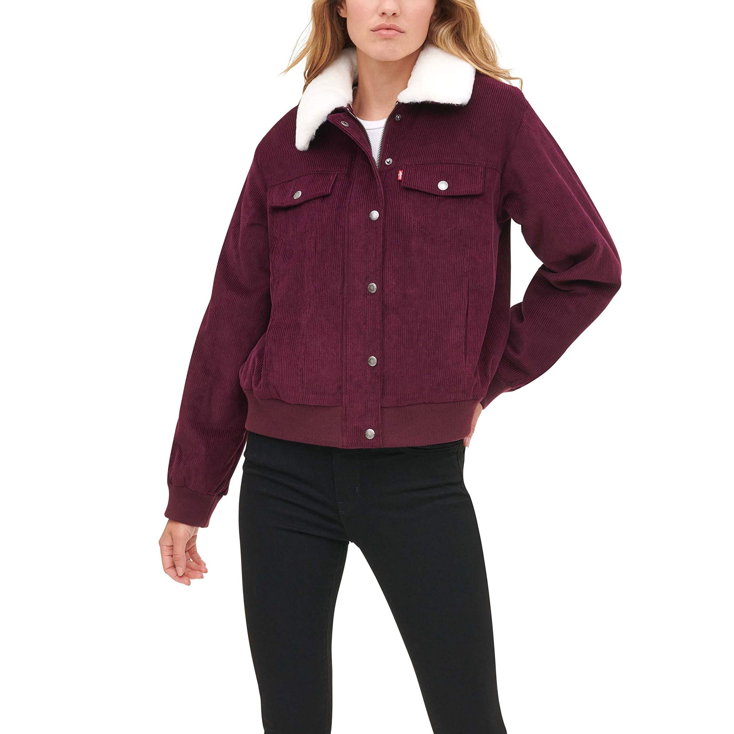 levis jacket with fur collar