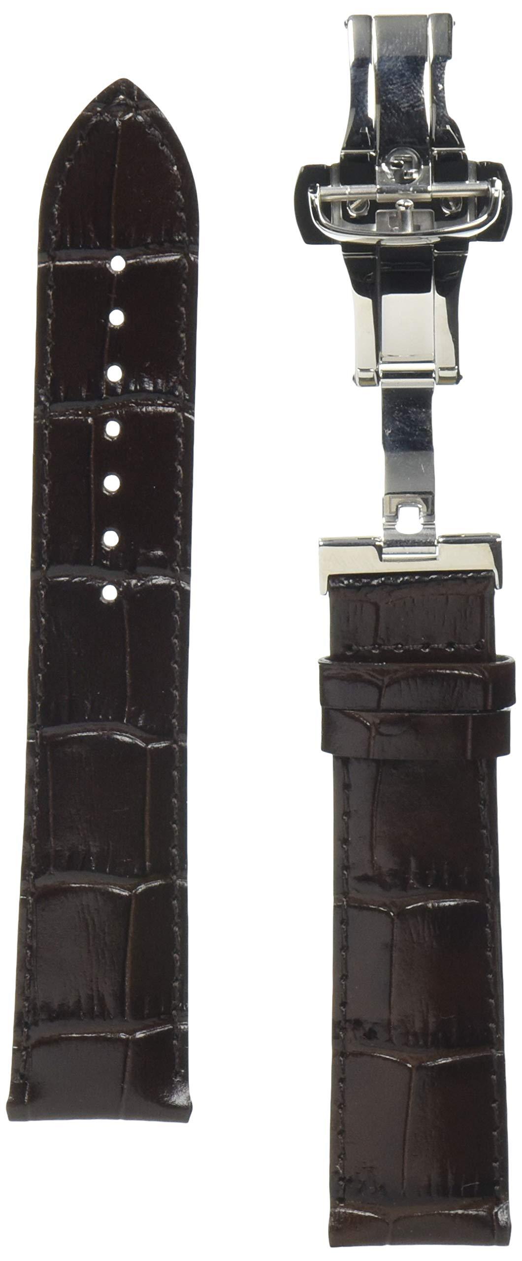 Tissot Unisex-adult Leather Calfskin Watch Strap Brown T600039965 | Lyst