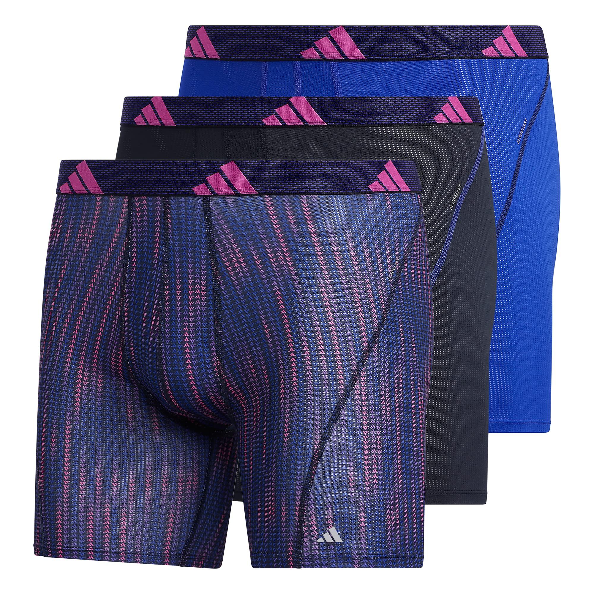 adidas Sport Performance Mesh Boxer Brief Underwear in Blue for