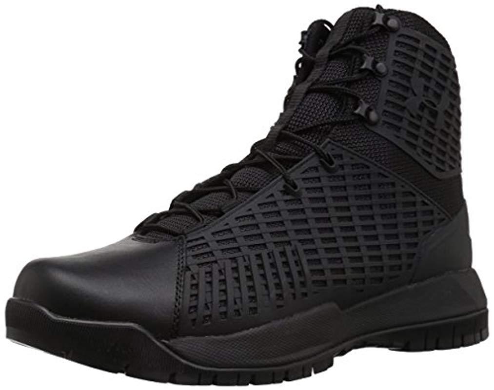 Under Armour Stryker Side Zip Military And Tactical Boot in Black for Men |  Lyst