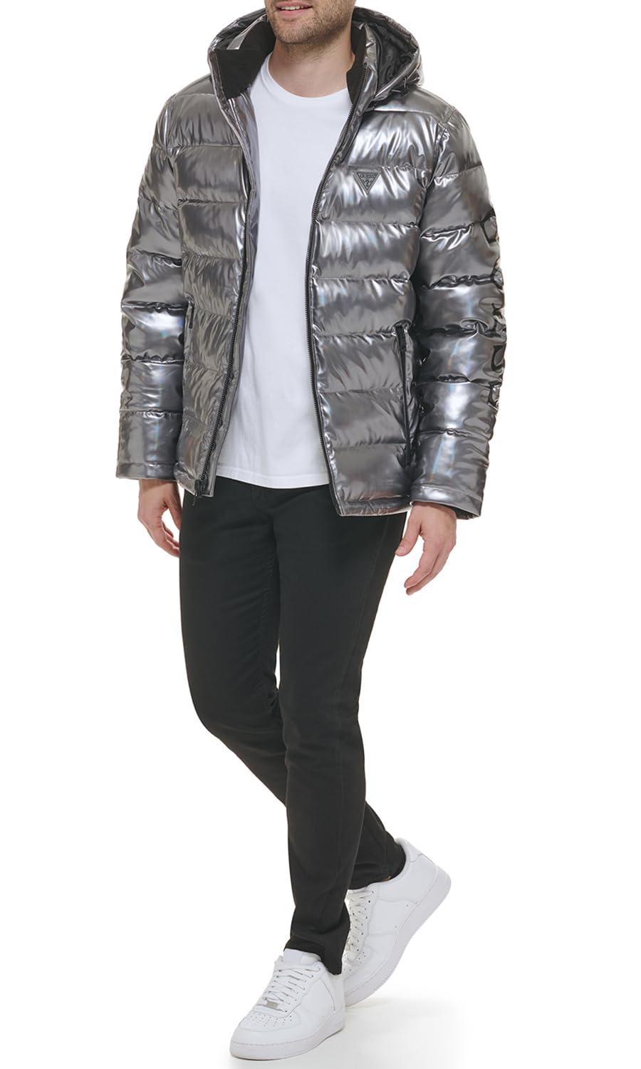 ジャケットその他 HUECLOSET High Glossy Similar Padded Jumper SE429 휴클로젯