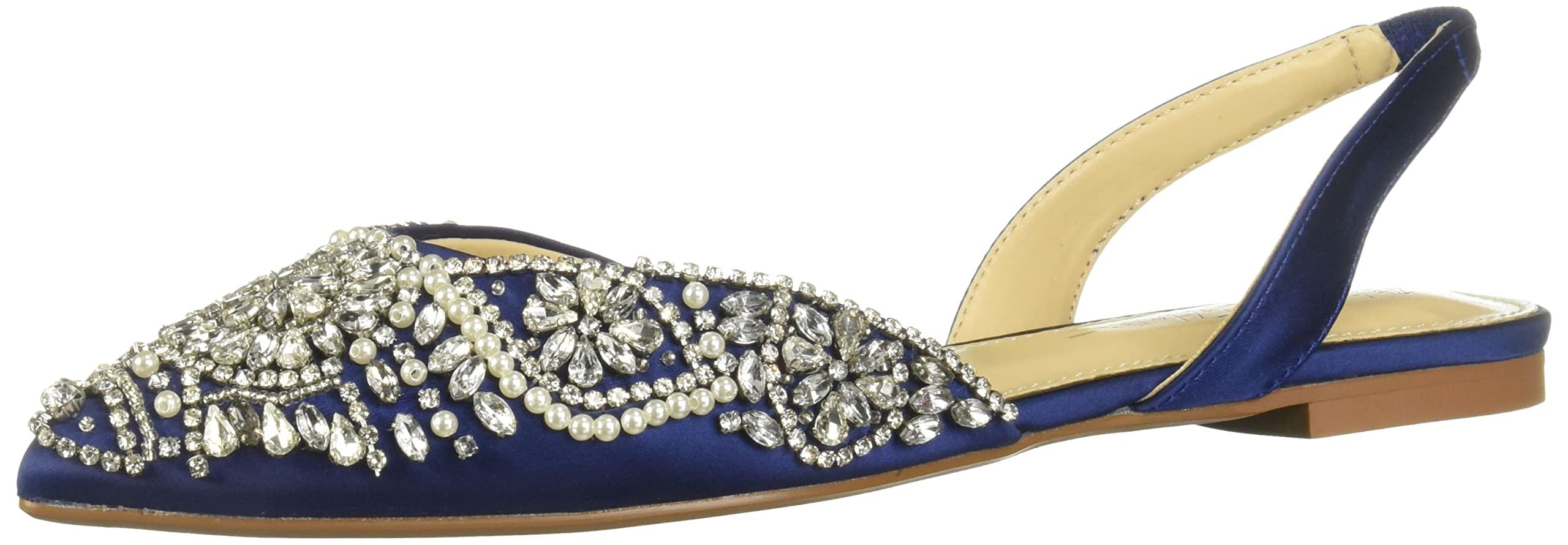 Blue by Betsey Johnson Womens Sb-Molly Pointed Toe Flat Blue by Betsey Johnson Womens Sb-Molly Pointed Toe Flat