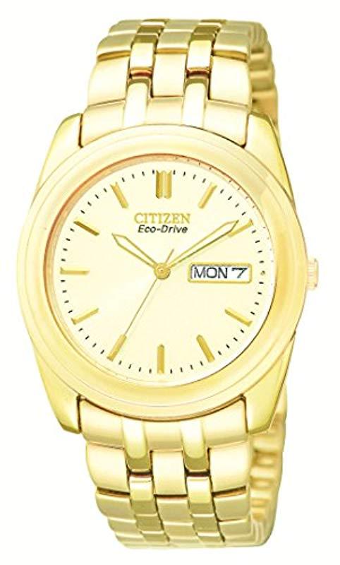 citizen eco drive gold watch price