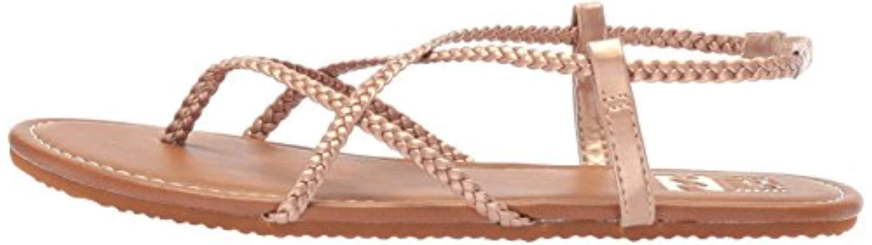 billabong rose gold sandals
