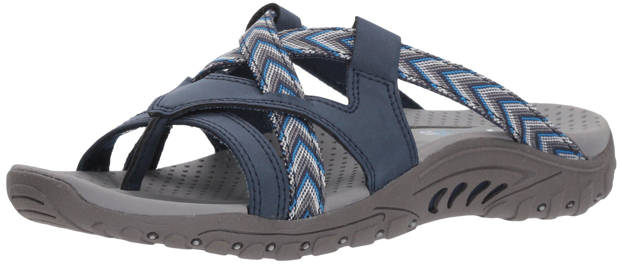 navy slide sandals