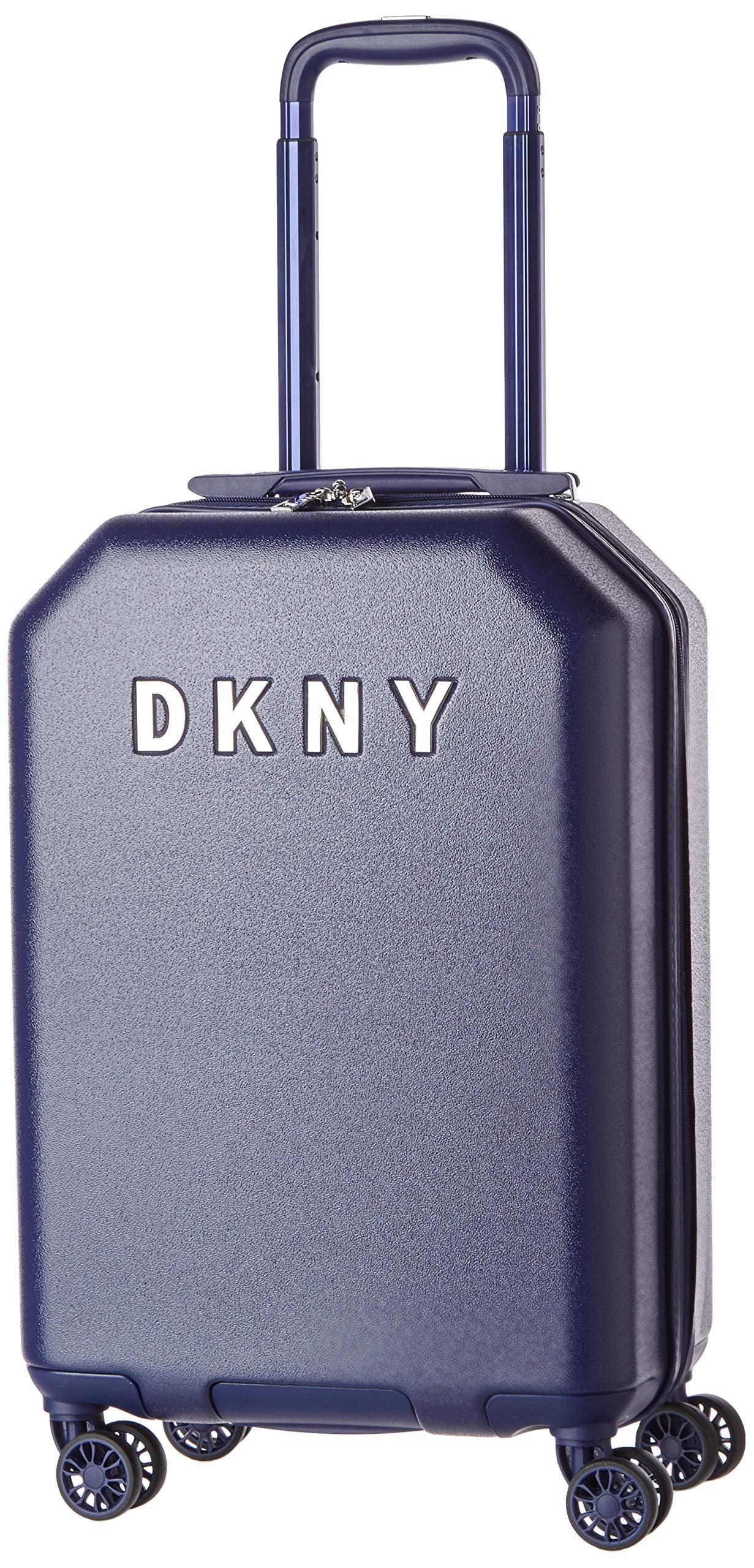 DKNY Metal Logo Hardside Spinner Luggage With Tsa Lock in Blue | Lyst