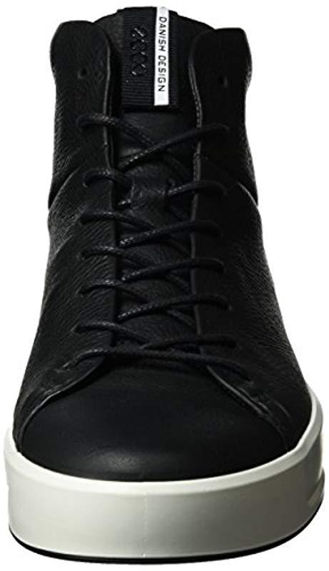 Ecco Soft 8 High Top (black 2) Lace Up Casual Shoes Men | Lyst