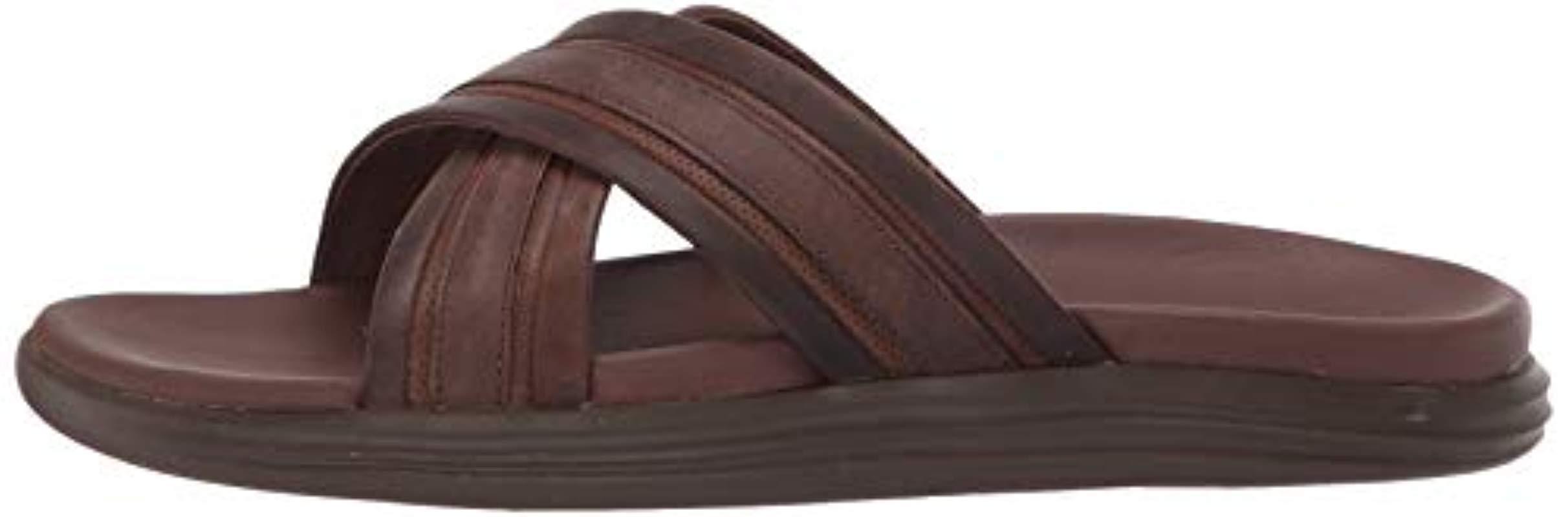 Sperry Mens Gold Cup Regatta Cross Strap Slide Sandal