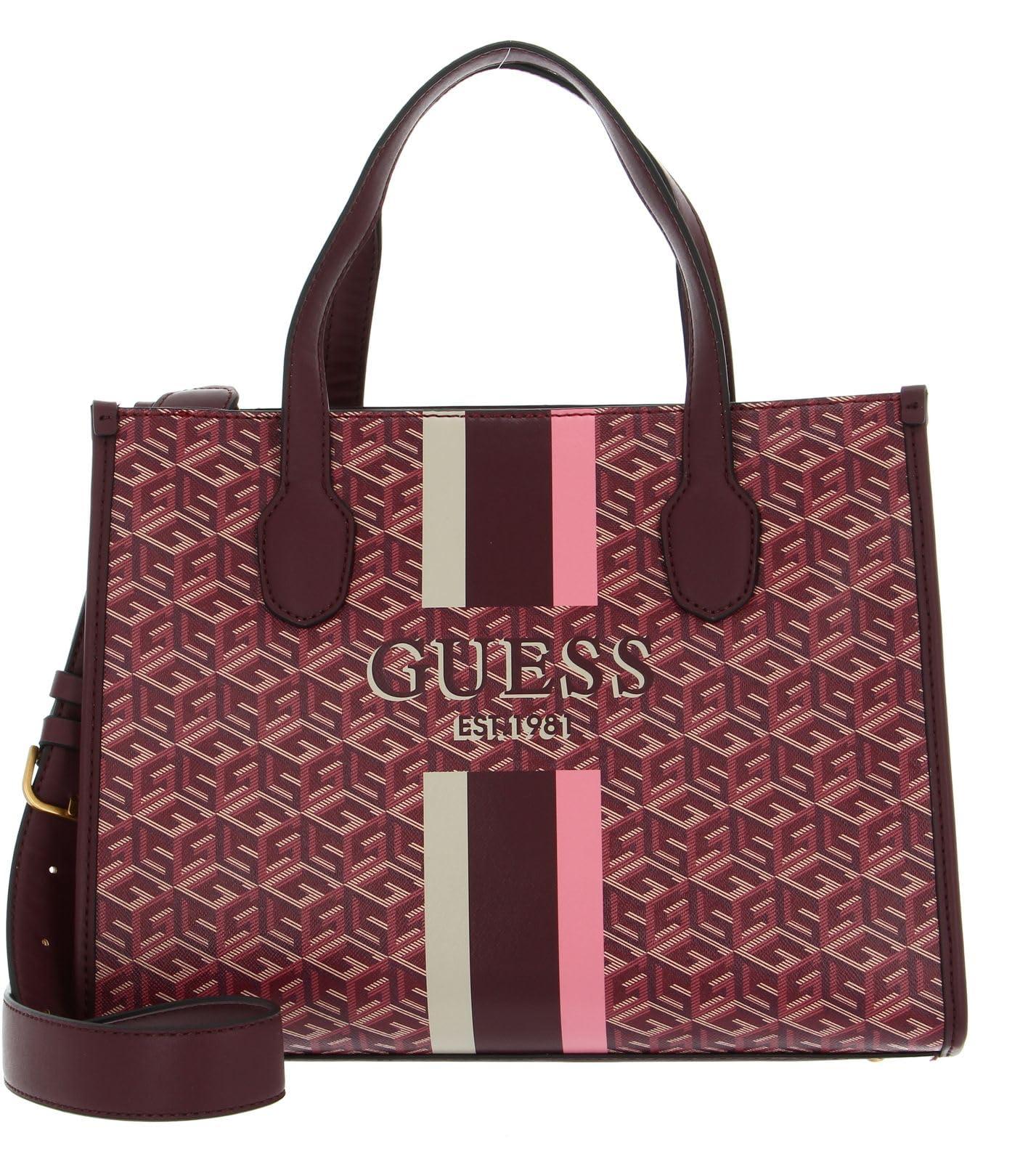 Guess Silvana 2 Compartment Tote in Red | Lyst