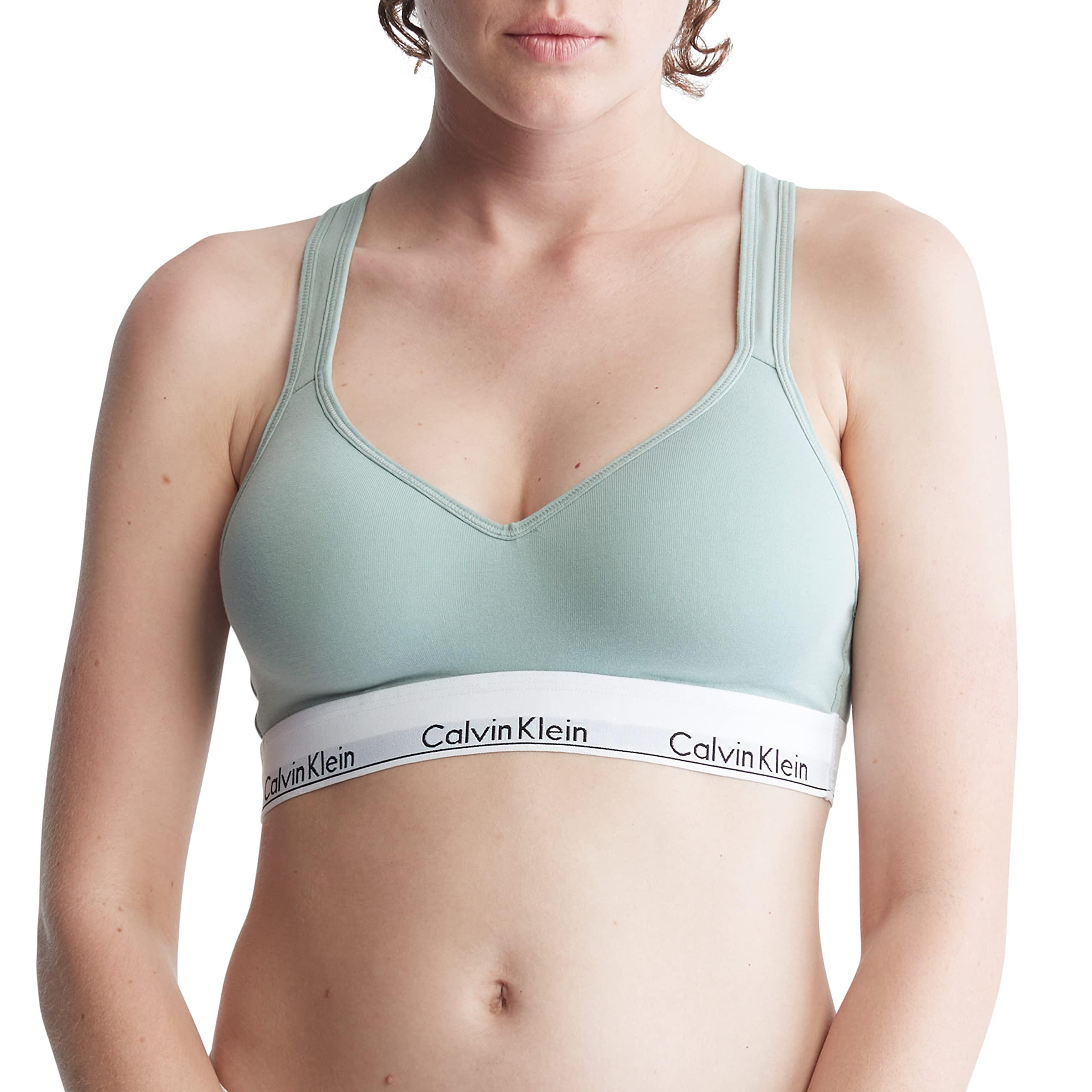Calvin Klein Modern Cotton Lightly Lined Wireless Bralette in Blue Lyst