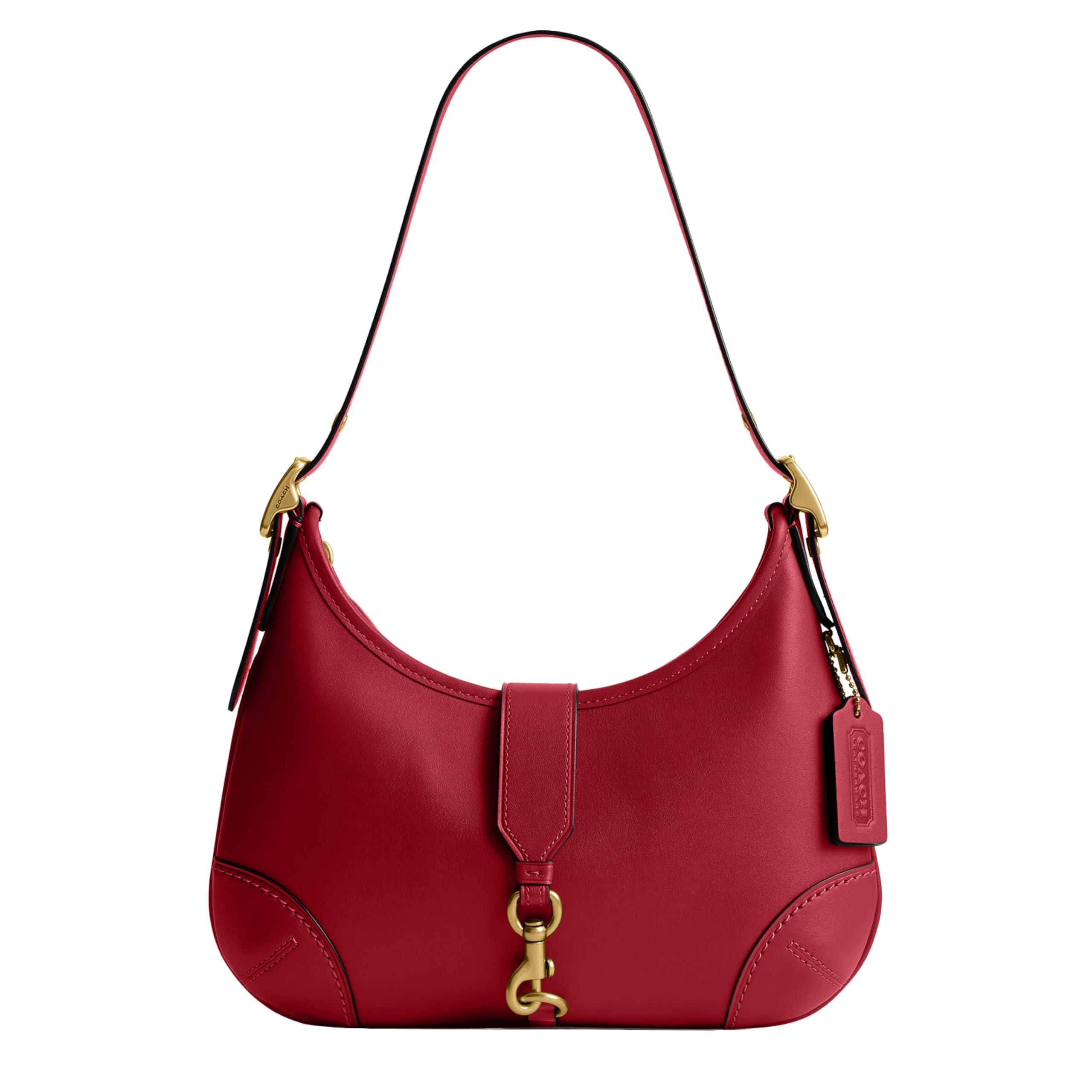 COACH Hamptons Hobo in Red Lyst