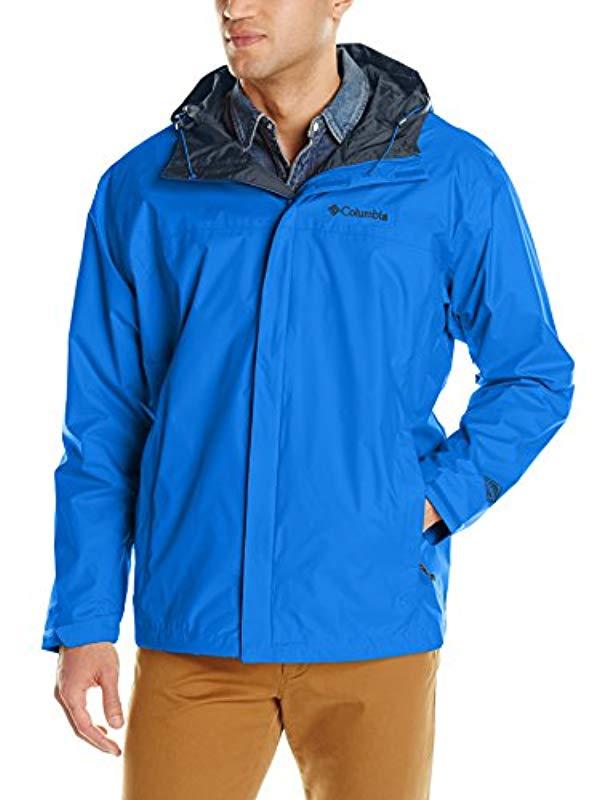 Columbia Big & Tall Watertight Ii Packable Rain Jacket,super Blue,1x in