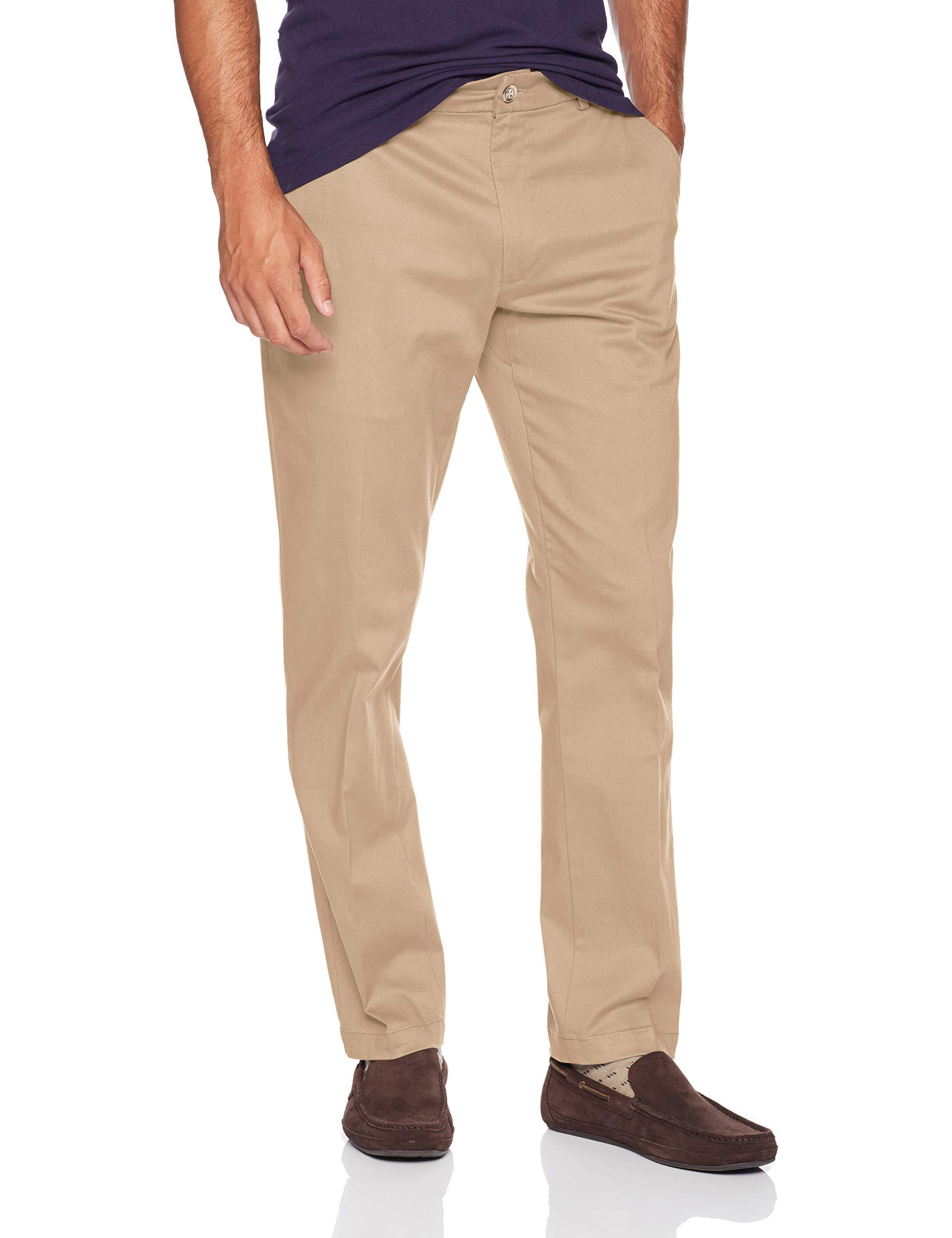 Lee Jeans Performance Series Tri-flex No Iron Relaxed Fit Pant in Khaki ...