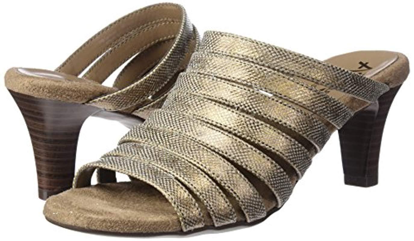 aerosoles metallic sandals