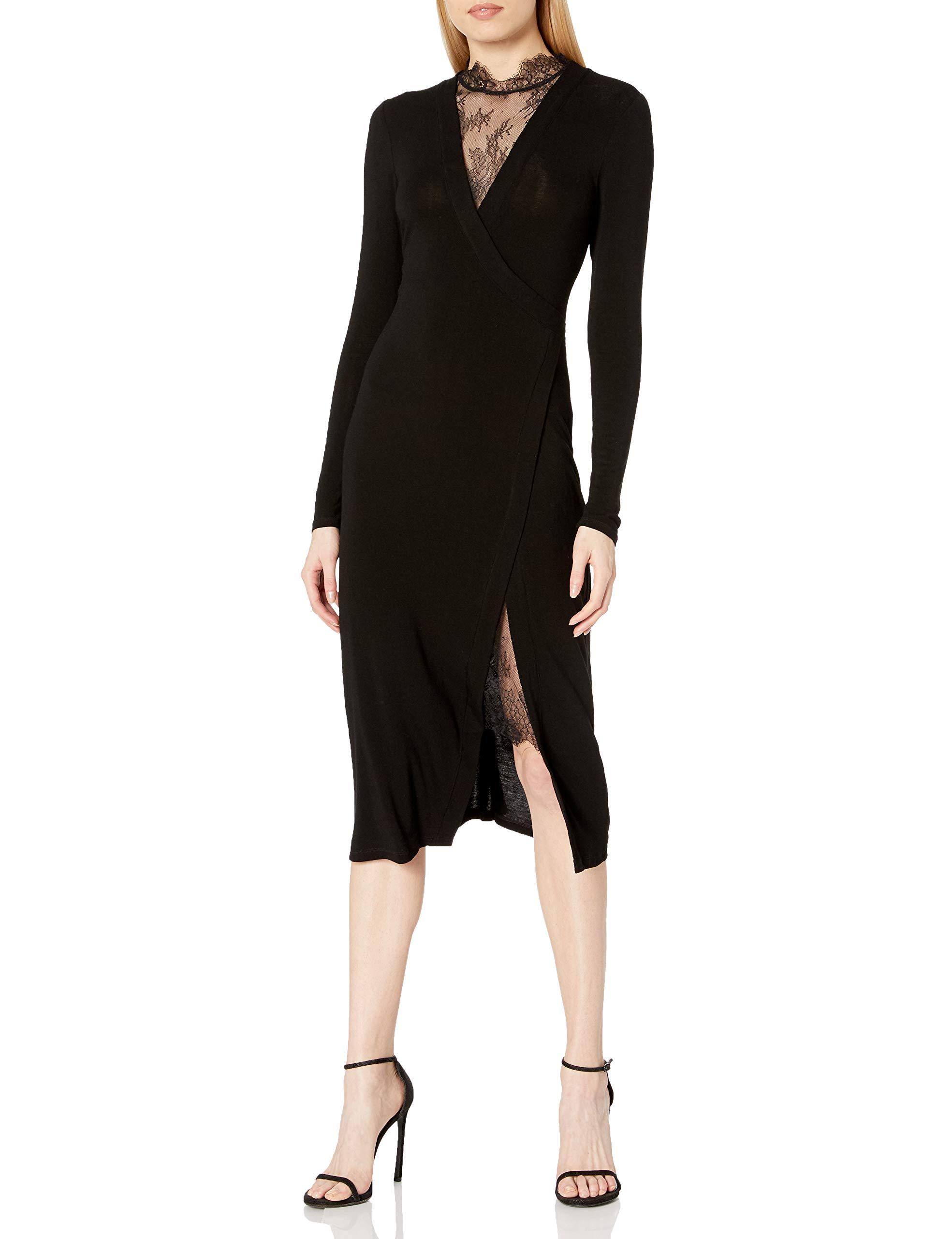 bcbg kalie lace up dress