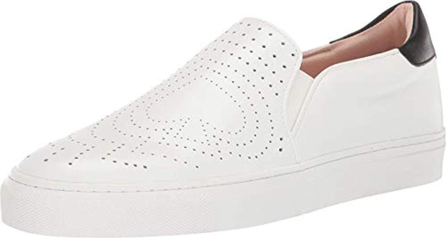 kate spade white slip on sneakers