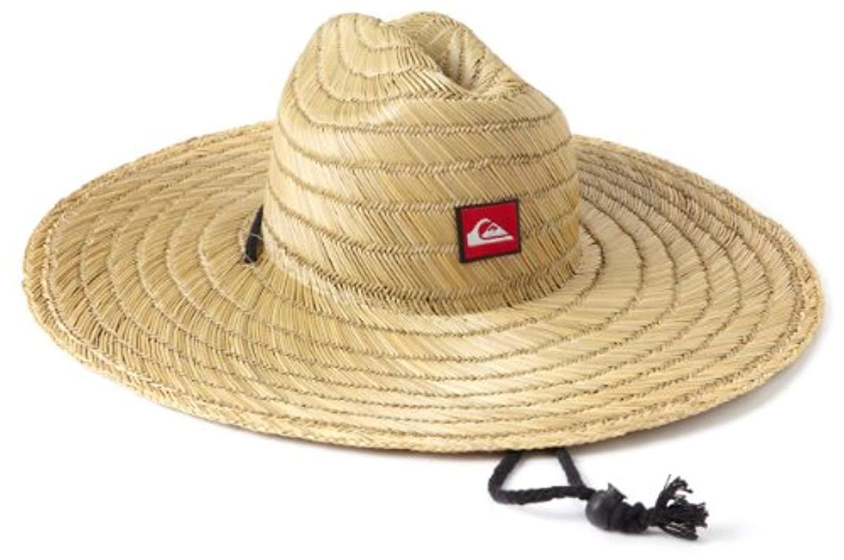 Quiksilver Pierside Straw L Size XL Hat Lifeguard