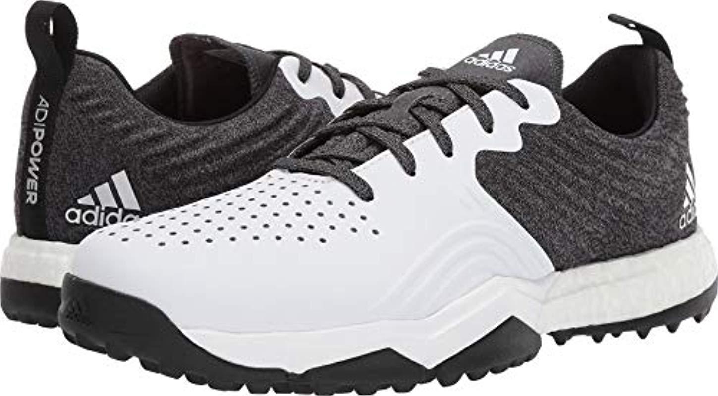 adidas Synthetic Adipower 4orged S Golf Shoe in Black for Men | Lyst