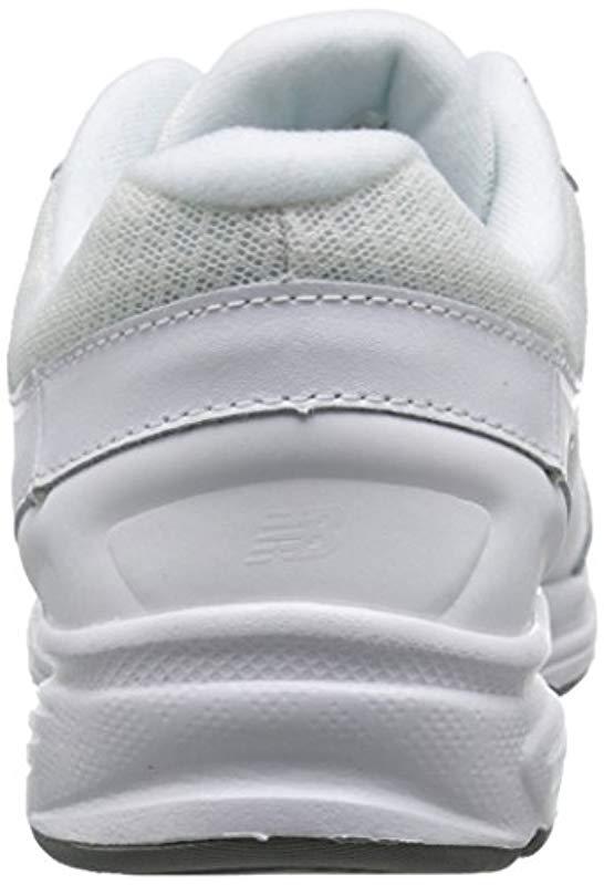 New Balance Lace 411 V2 Cush Nb Medium/wide Walking Shoes in White - Save 17% - Lyst