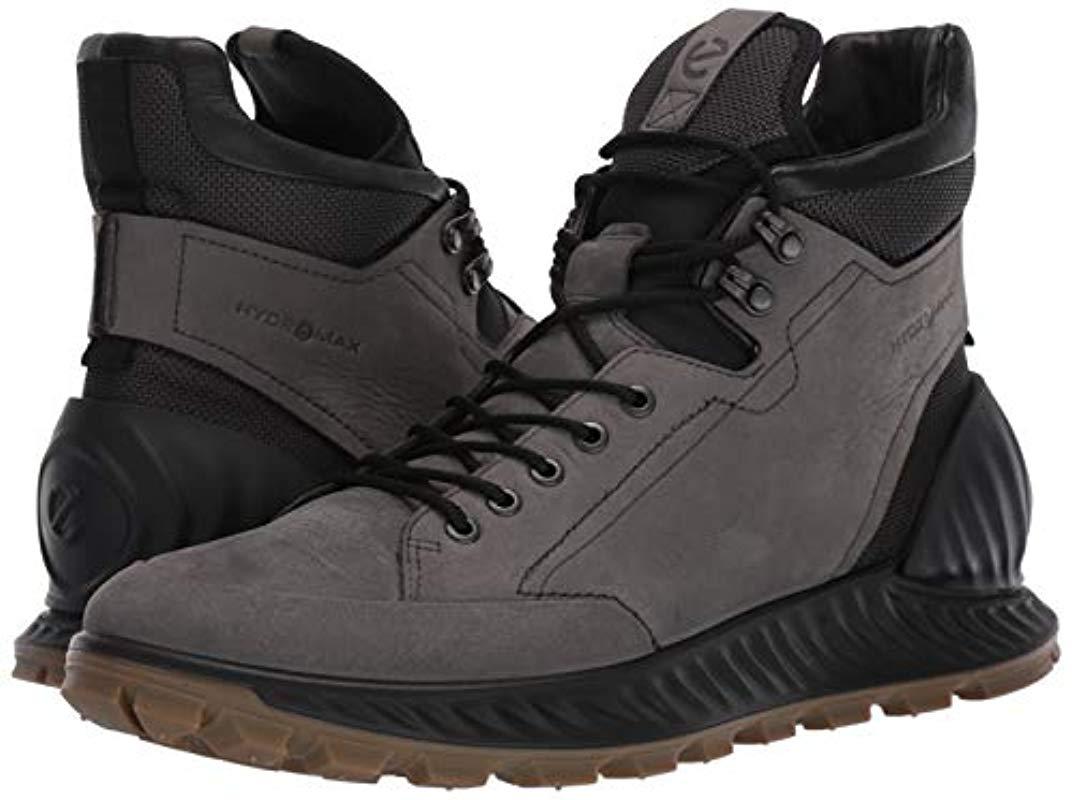 Ecco Exostrike Hydromax Hiking Boot, Dark Shadow Yak Nubuck, 40 M Eu (6-6.5  Us) in Black for Men - Save 63% | Lyst
