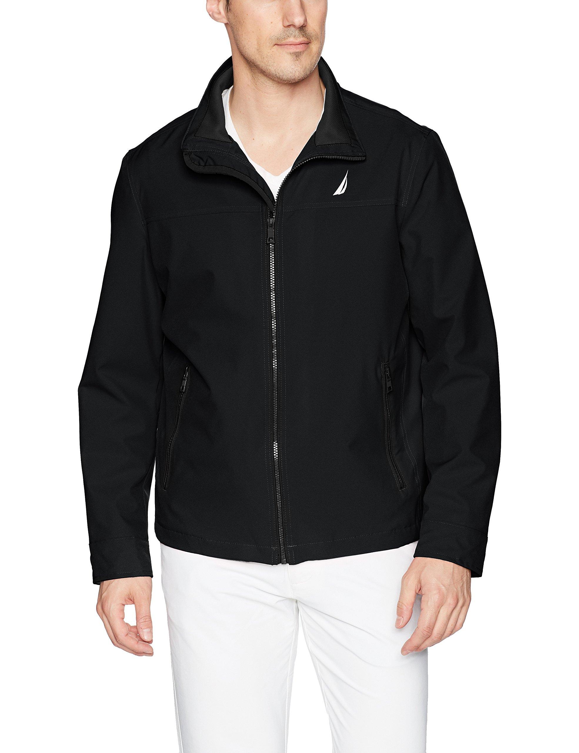 Nautica Lightweight Stretch Golf Jacket in Deep Black (Black) for Men