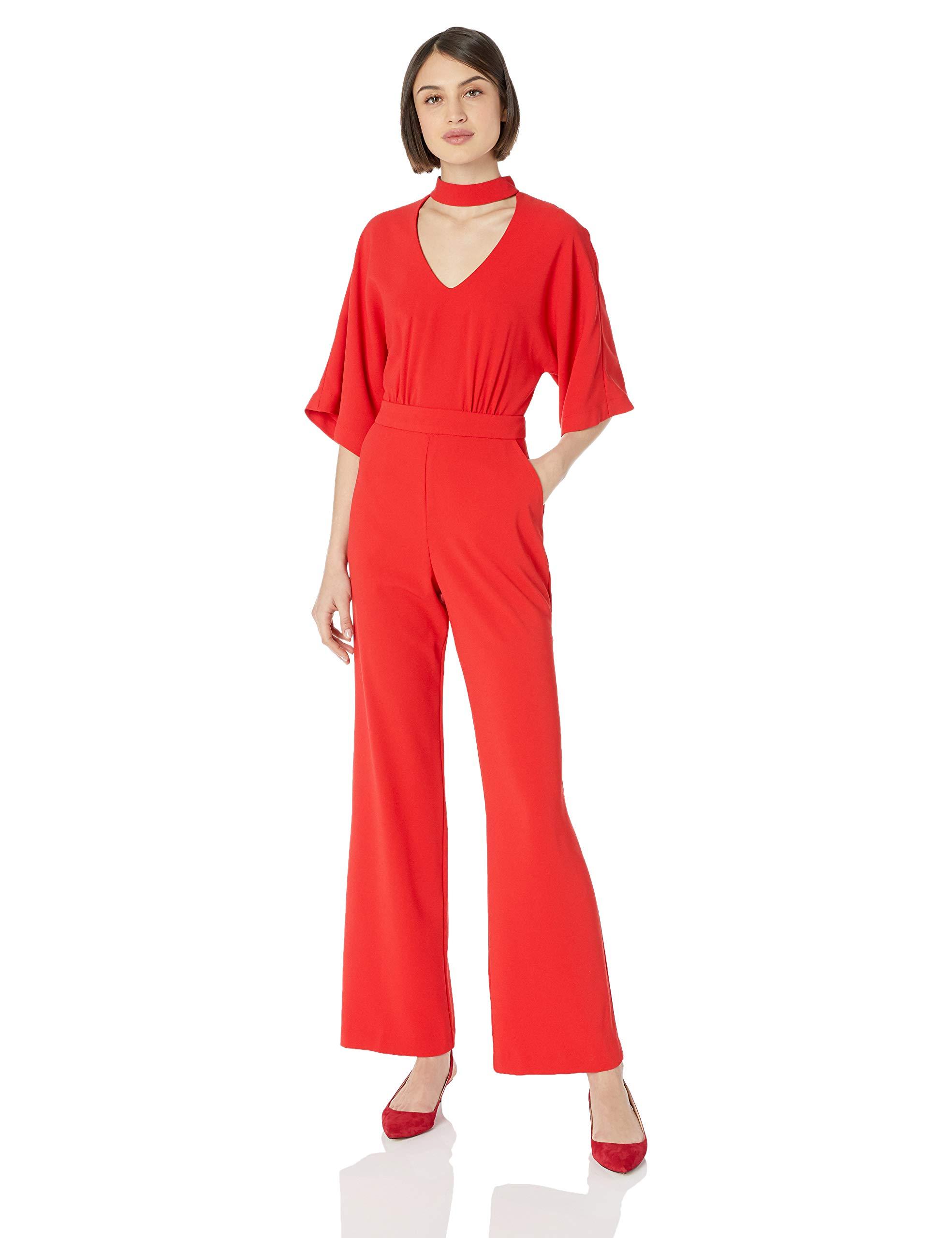 Trina Turk Ambient Choker Neck Jumpsuit in Red - Save 10% - Lyst
